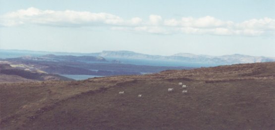 Mar 01, A view looking towards the
island of Mull from Lagandarroch hill